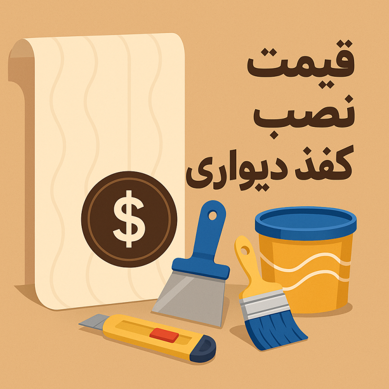 قیمت نصب کاغذ دیواری