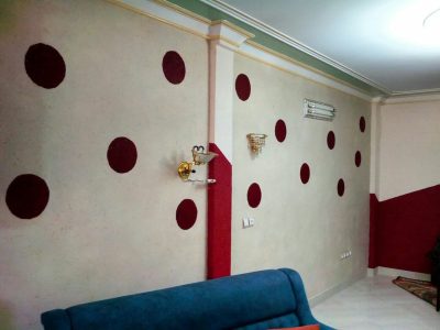 طرح بلکا کرم و قرمز